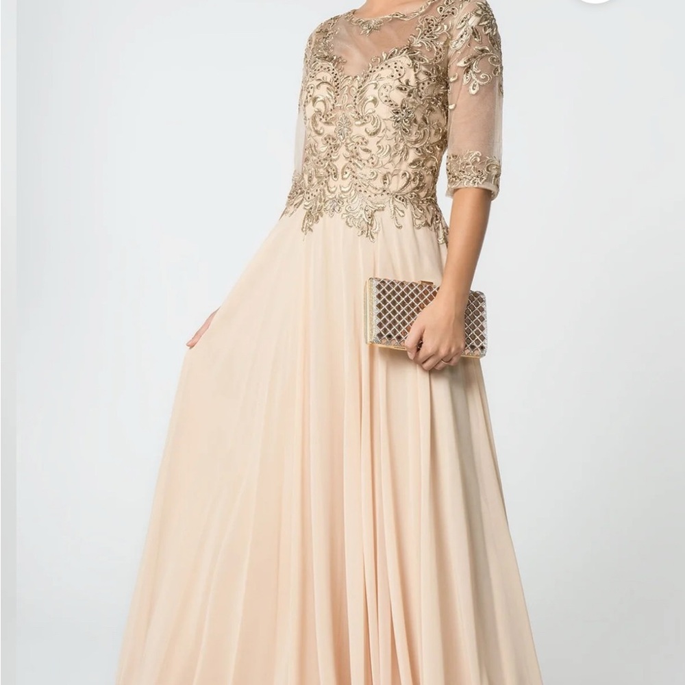 Gold Evening Gown